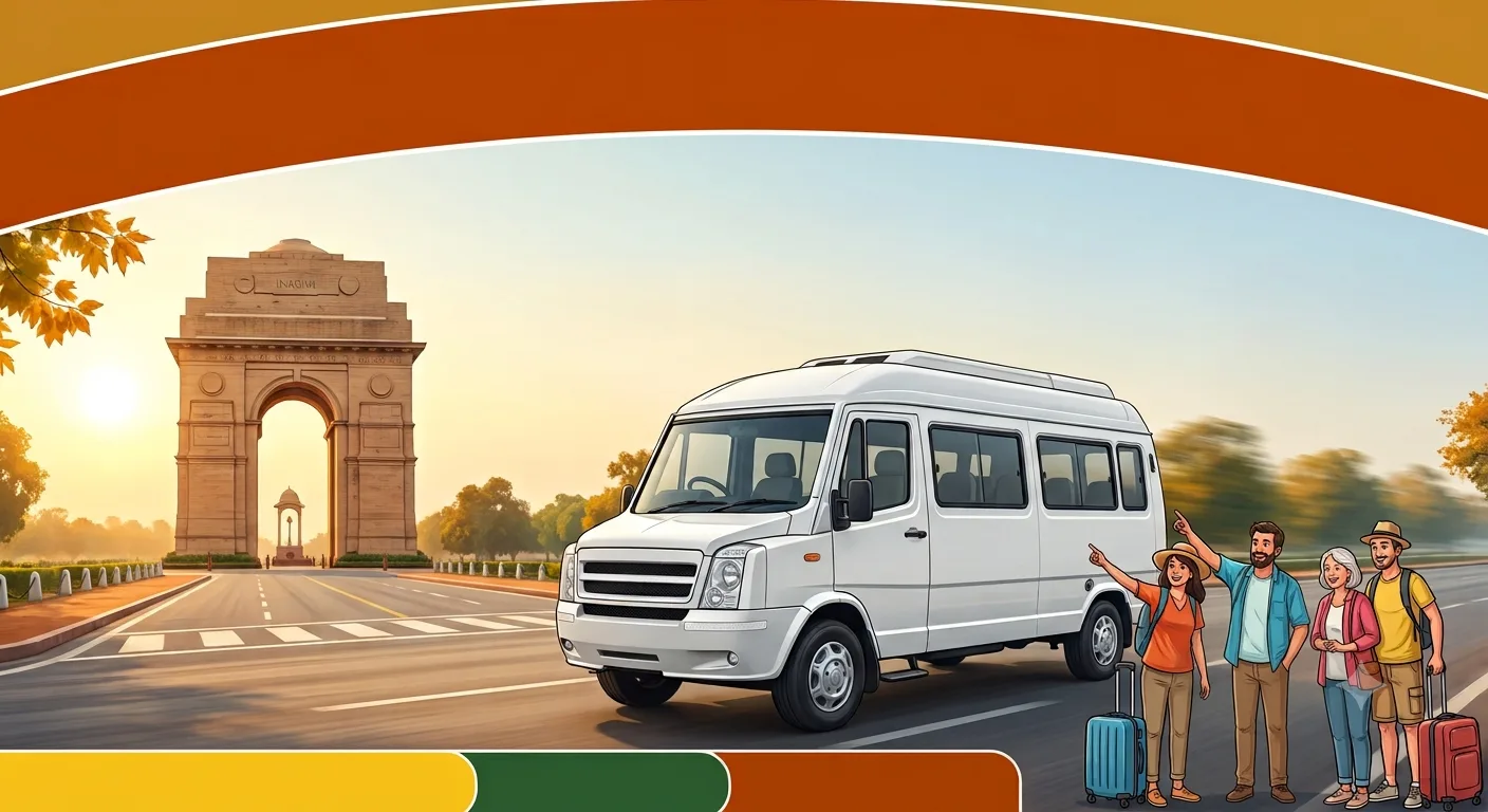 Tempo Traveller for Hire in Delhi